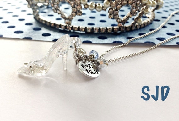 Glass Slipper Challenge CHARM Necklace, GSC jewelry, princess jewelry, run Disney Jewelry, princess half, princess marathon