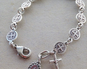 St. Benedict Rosary Bracelet