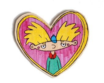 arnold locket brooch | heart shaped pin