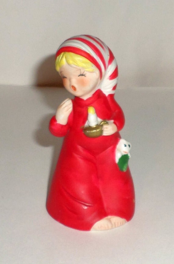 Vintage Jasco Bell Girl Bell Christmas Girl Bell