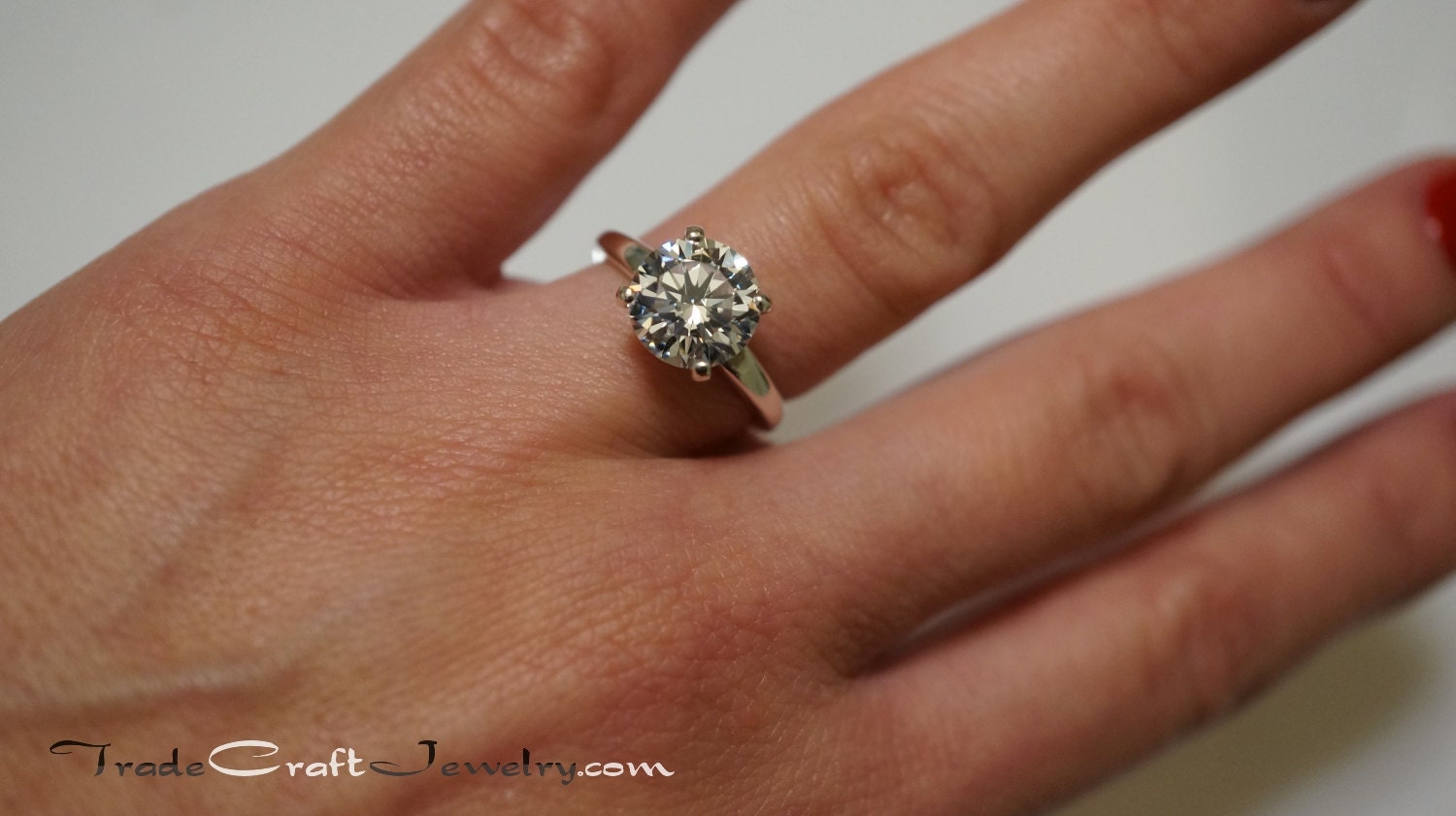 Wedding rings to go with solitaire engagement ring