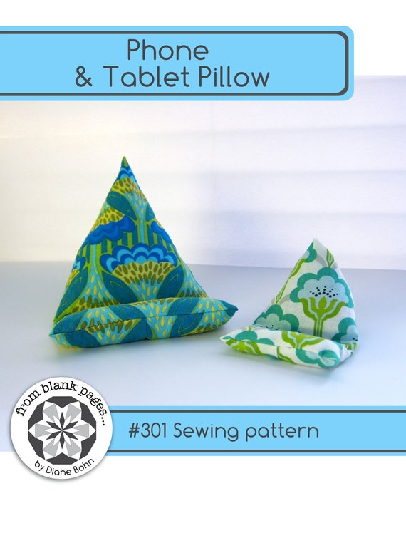 Phone & Tablet Pillow Pdf Sewing Pattern 301 by FromBlankPages