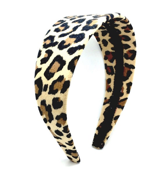 Wide Leopard Headband Leopard print headband Big Girl