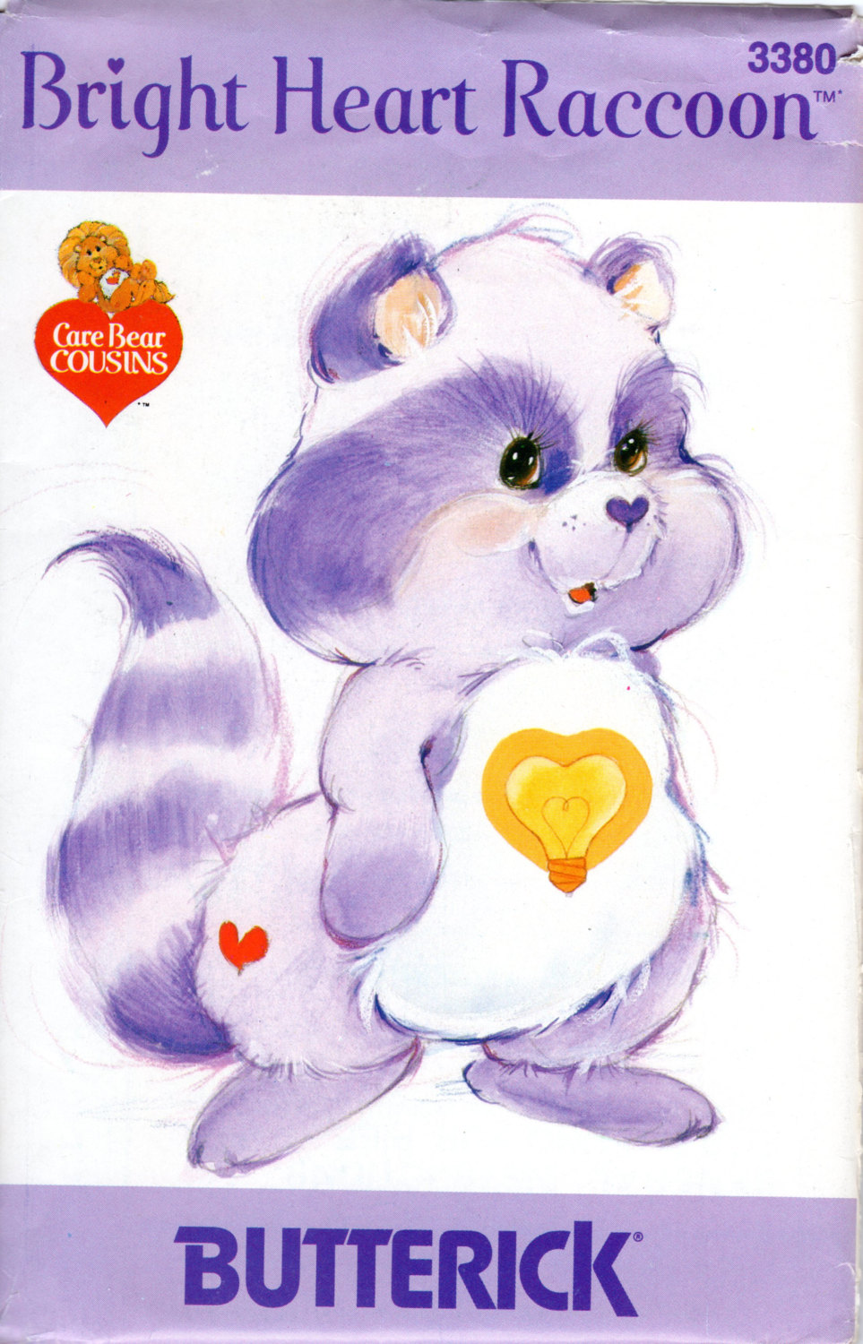 care bear raccoon plush