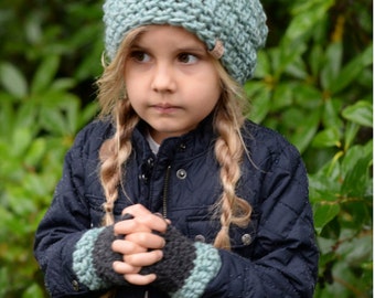 CROCHET PATTERN-Myron Set (Toddler, Child, and Adult sizes)