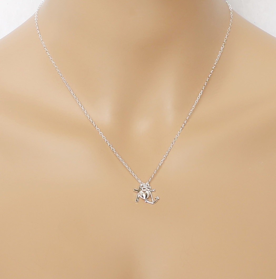 Faith Love Hope Necklace Faith Jewelry Inspiration Necklace