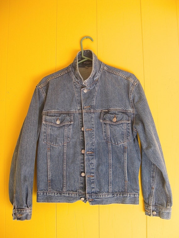 Vintage Guess Jacket Jean Jackeet Denim Jacket 80s Denim