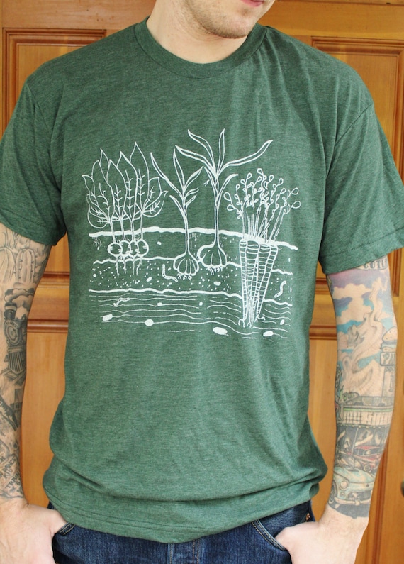 garden themed t shirts