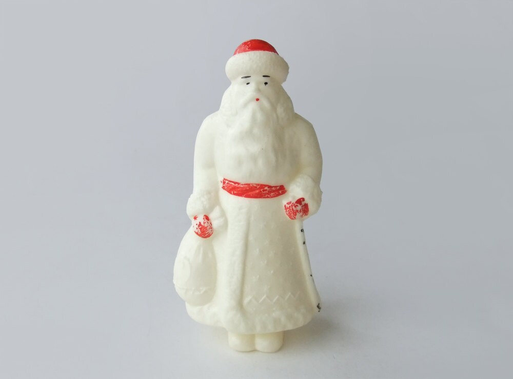 vintage small christmas figurine russian santa by vintage small christmas figurine russian santa by