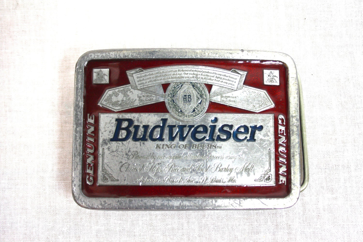 Vintage 90's Budweiser Belt Buckle