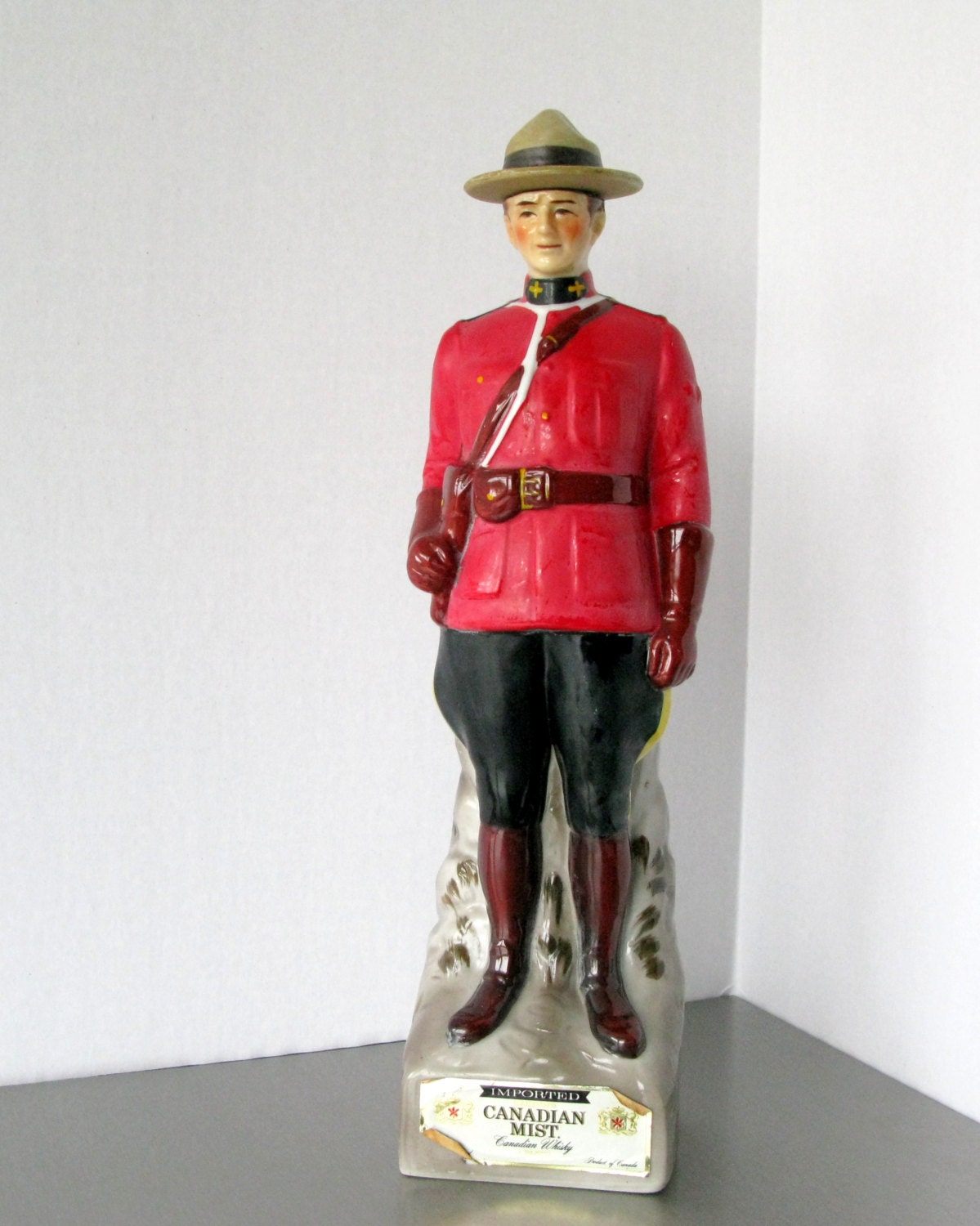 Vintage Whiskey Decanter Canadian Mist Collectible by Sfuso
