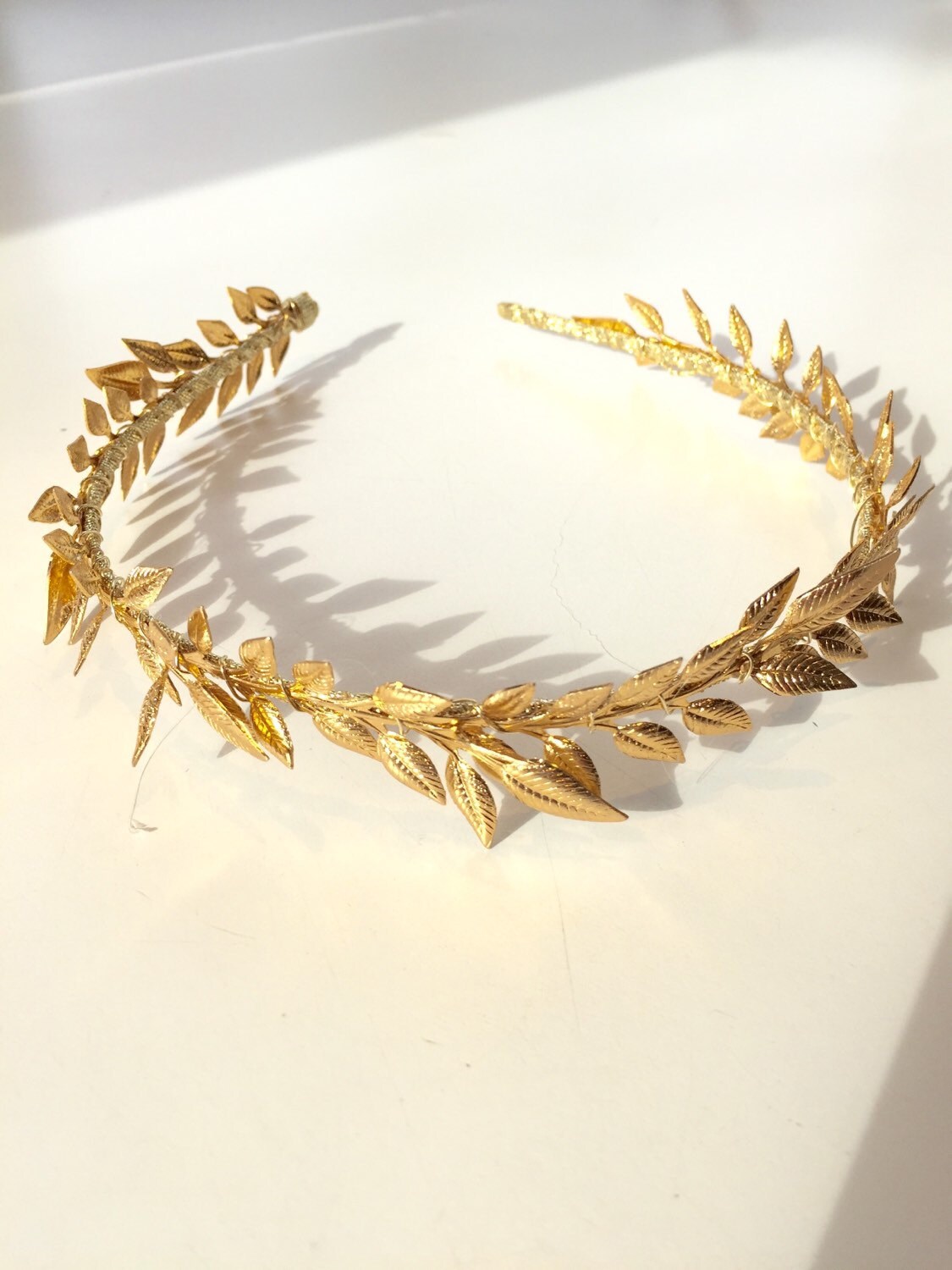 Gold Leaf Headband Leaf Headdress Special Occasion Headband