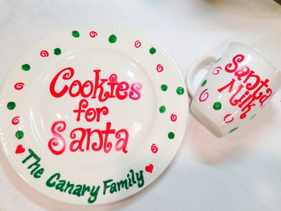 How To Make Cookies For Santa Plate With Vinyl