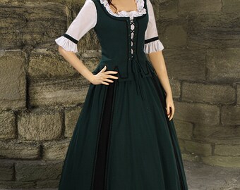 Medieval Dress Gown Renaissance Costume Clothing by YourDressmaker