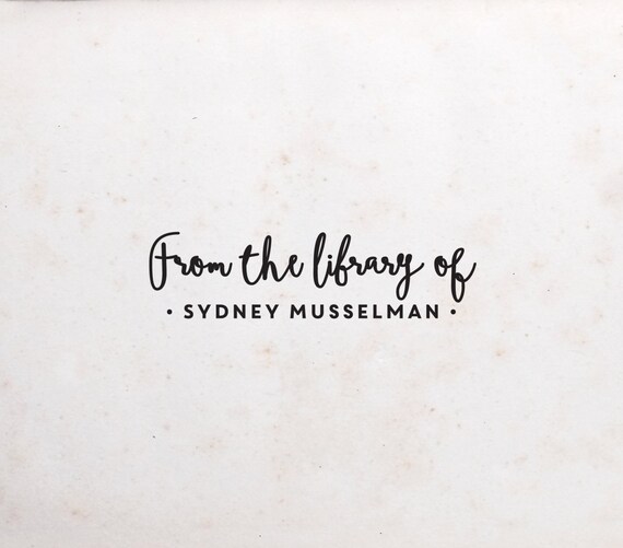 Bookplate Stamp Personalized Great Gift by EastGroveStamp