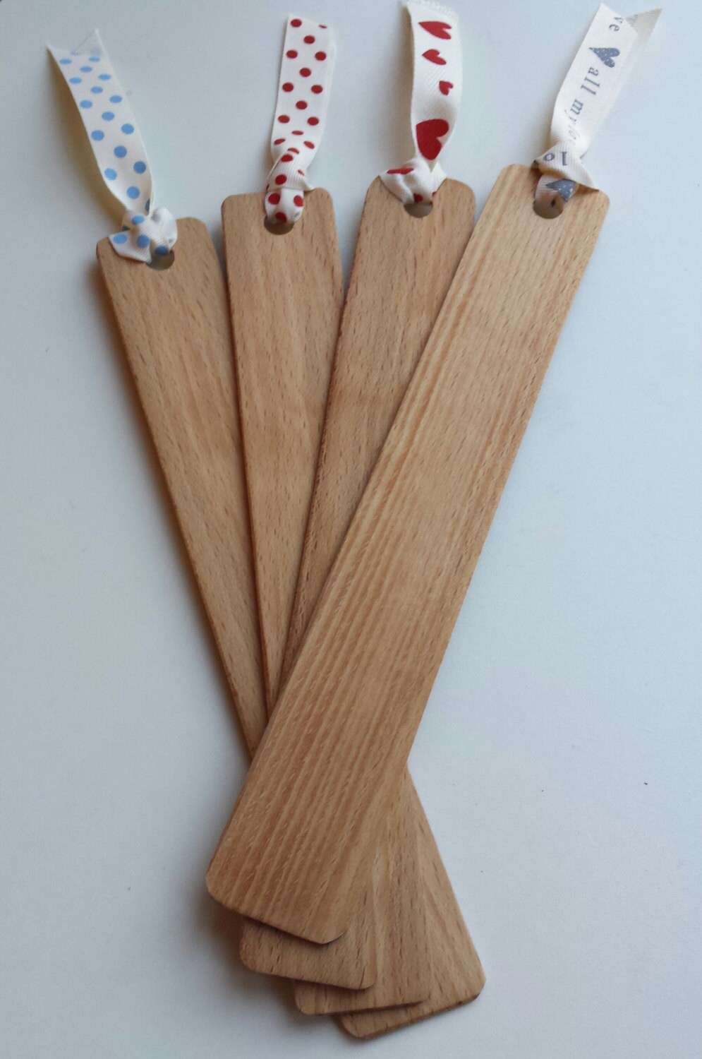 Large Beech bookmarks bookmark bookmarks wooden bookmark