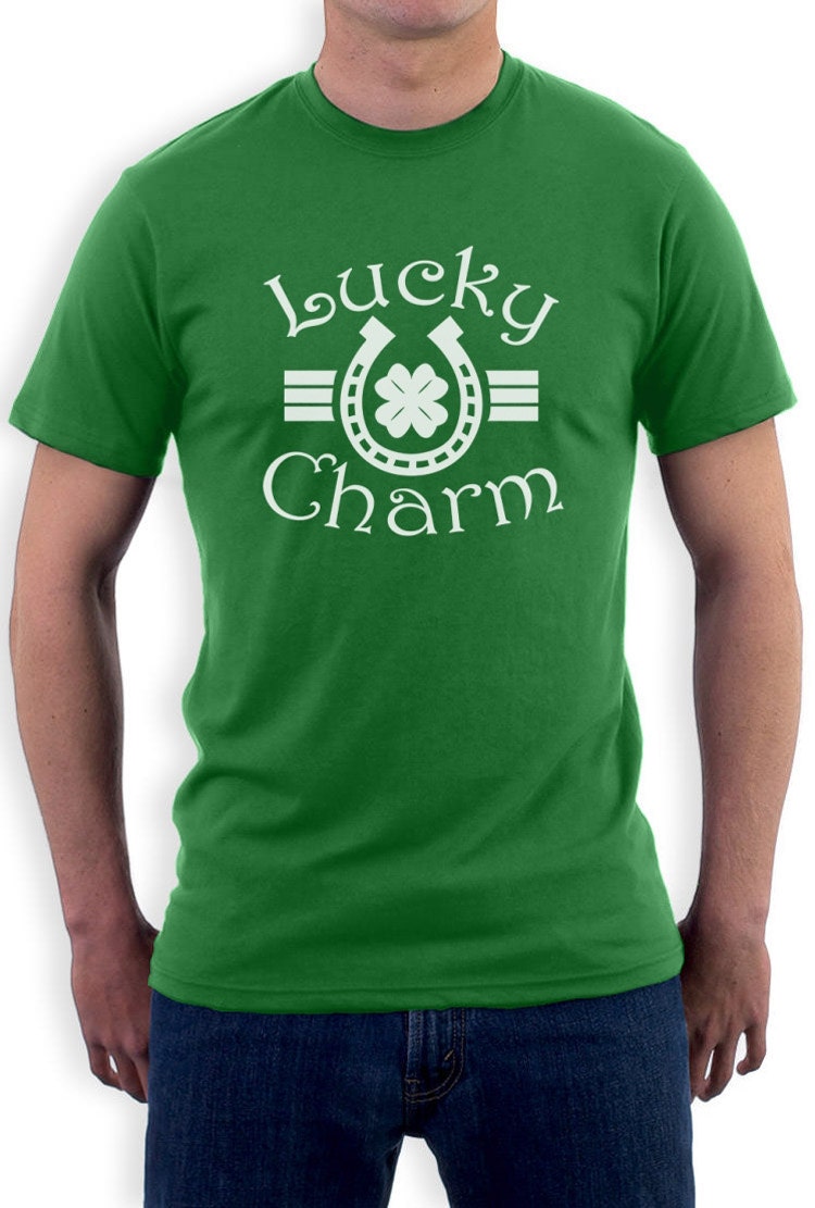 Lucky Charm Horseshoe Men's TShirt For St. Patrick's