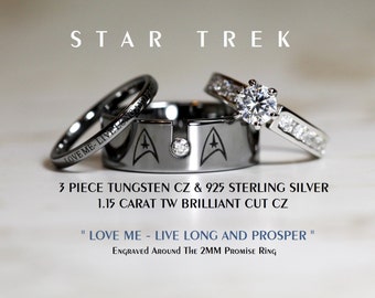 Star trek wedding ring