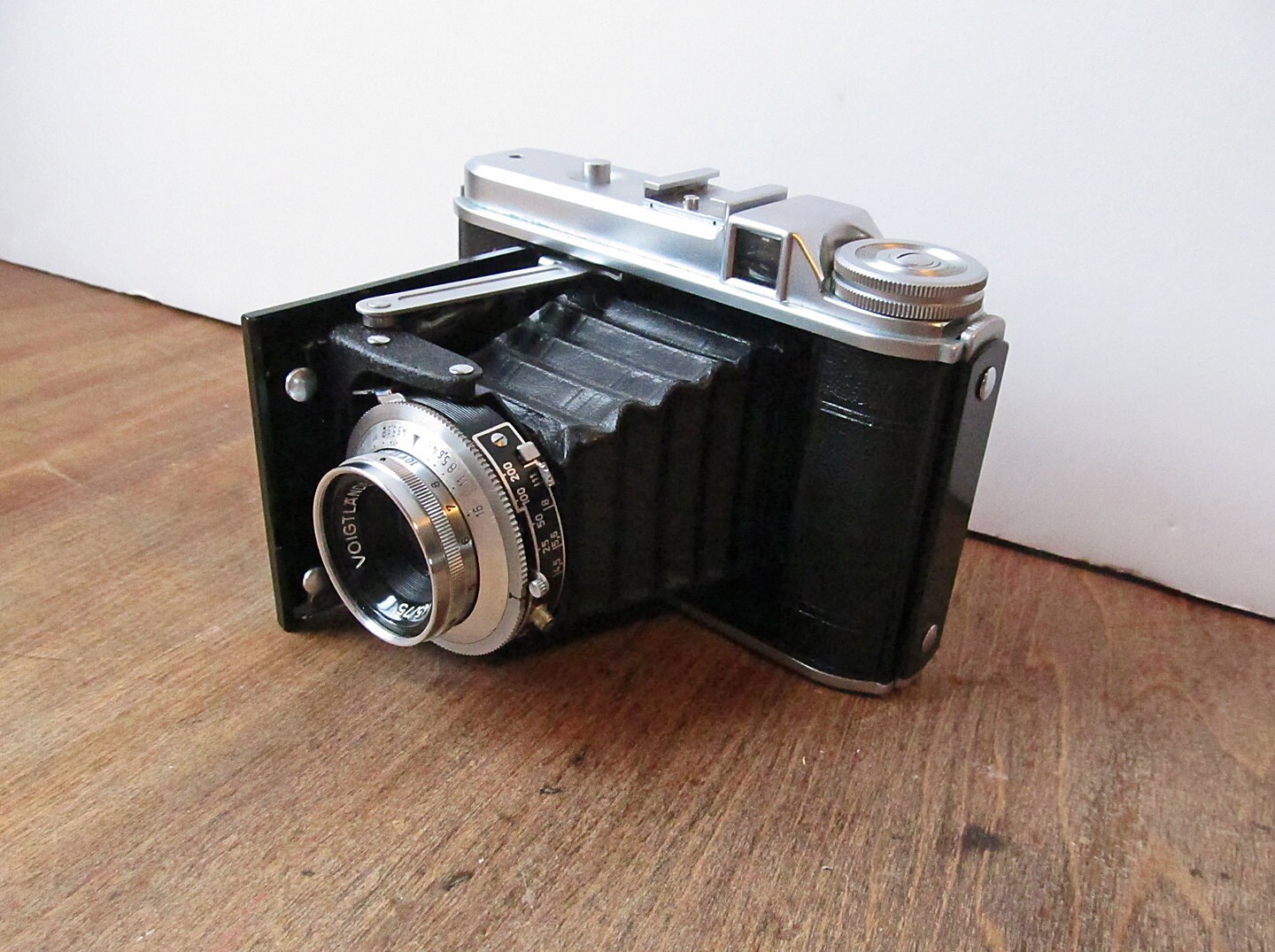 Vintage German camera 1950s Voigtlander Perkeo 1 perfect