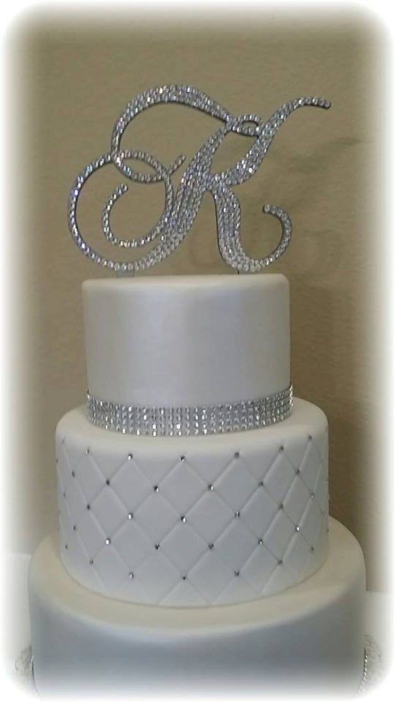 r wedding toppers cake initial Topper Crystal Cake by Wedding Initial Monogram r wedding toppers cake initial Topper Crystal Cake by Wedding Initial Monogram