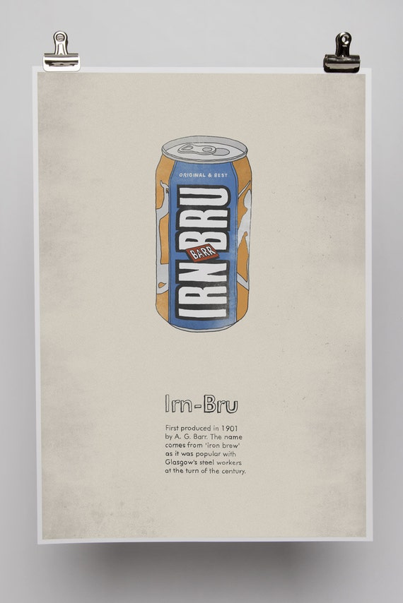 Items similar to Irn-Bru A3 Poster on Etsy