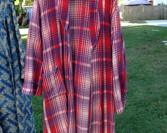 Beautiful vintage Beacon blanket robe 1950's! Retro chic autumnal ...