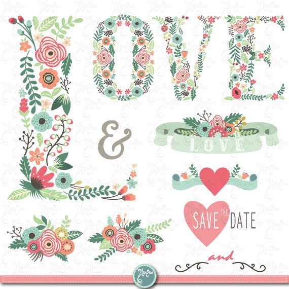 floral wedding clipart free download - photo #24