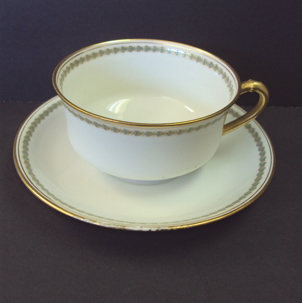 French Haviland Limoges Cup and Saucer