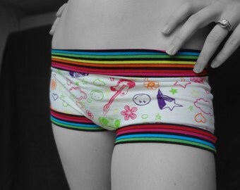 Scrundlewear Ladies Underwear PDF Sewing Pattern, Boyshorts, Briefs and More, XS-XXXL