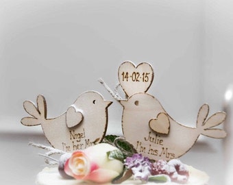 Boho Wedding Cake Topper Bird Personalised Love Rustic Boho Wedding Cake Topper Bird Personalised Love Rustic