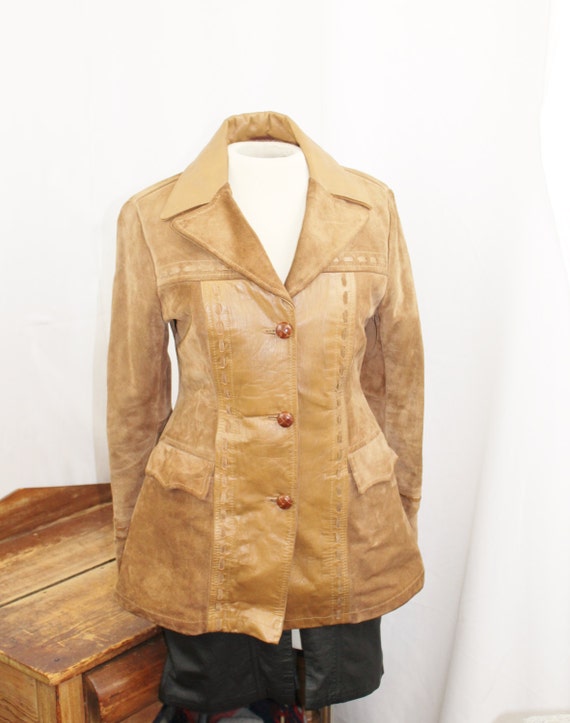 70's Pioneer Wear Western Leather Jacket Medium by DeluxuryBoston