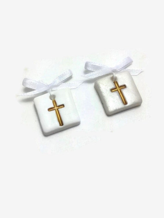 Favors JosCreationsGR Witness  Cross favors by Baptism Pins Wedding for baptism charms cross Favors