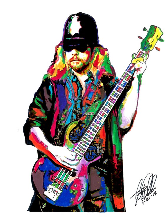 Leon Wilkeson Lynyrd Skynyrd Bass Player Bassist Southern