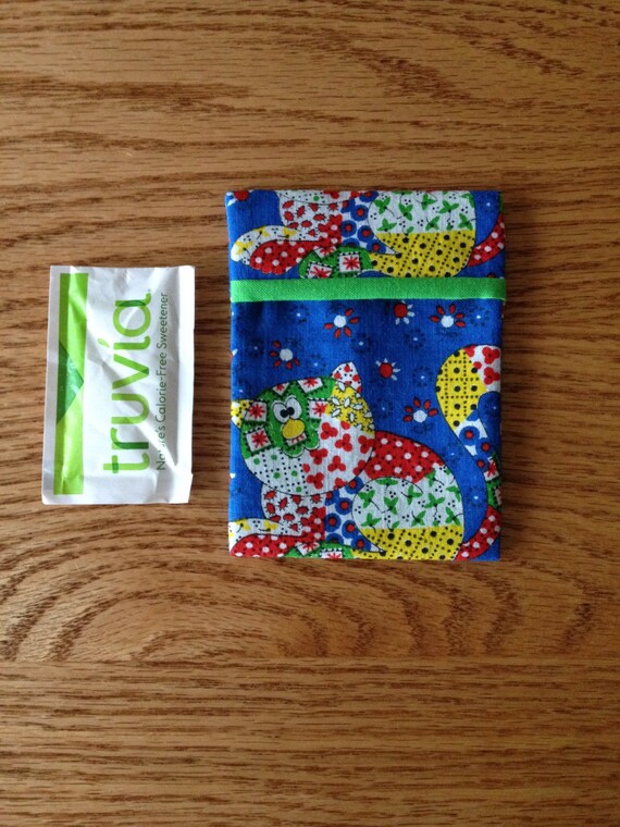 Sugar Packet Holder Travel Case for purse or pocket holder