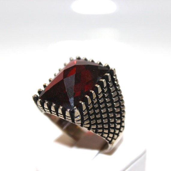 Men amp; Women Ring Turkish Ottoman Style Jewelry 925 Sterling Silver 