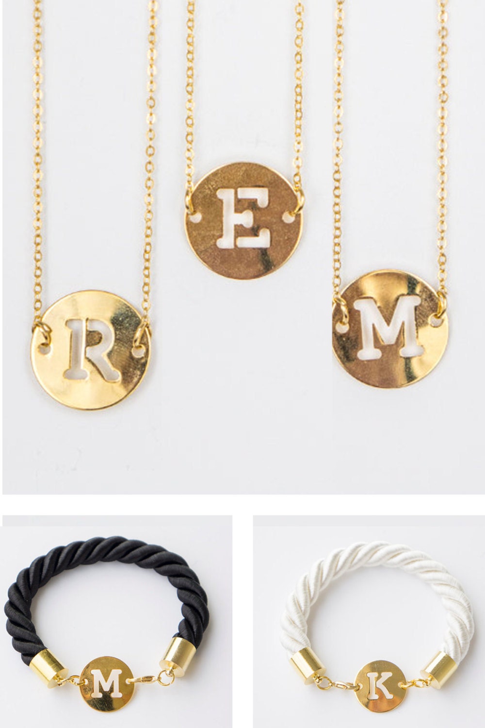 Gift For Her INITIAL Necklace Personalized Gift by oliki on Etsy