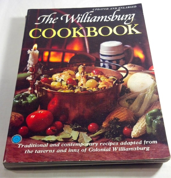 Items similar to Old Colonial Cookbook of Williamsburg, Vintage Cook ...