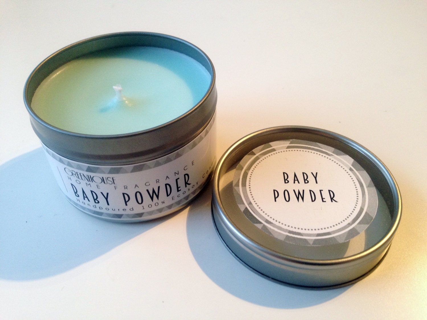 Baby Powder Organic Scented Soy Candle