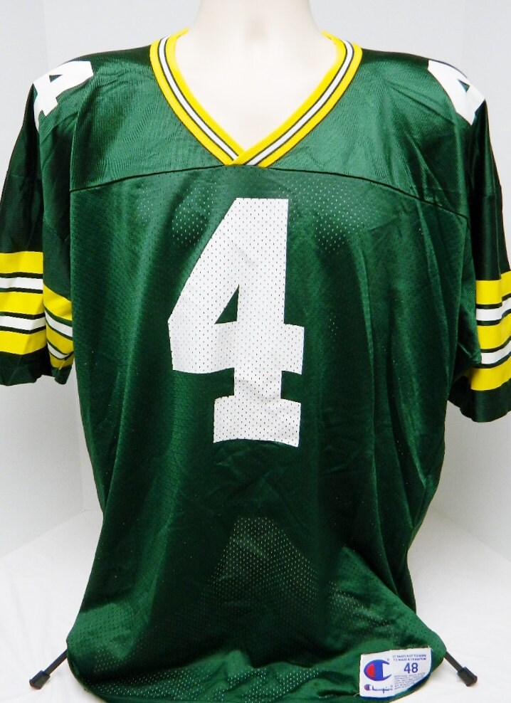 Mid 90's Champion Jersey Green Bay Packers 4 Brett Favre