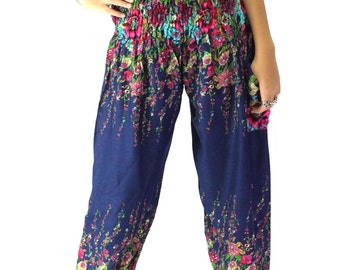 Flower Boho Pants - hippie clothing gypsy clothing one size fits all ...