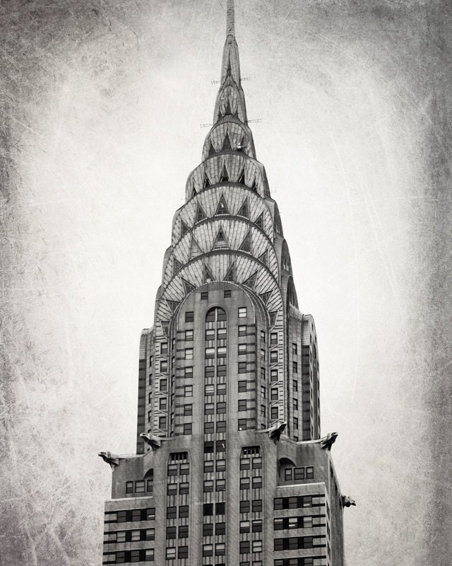 New York Photography Chrysler Building Black and White