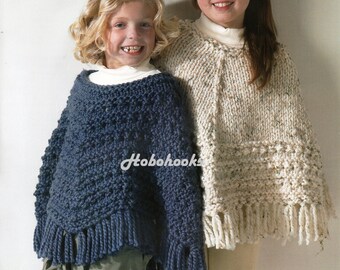 Chunky knit poncho Etsy