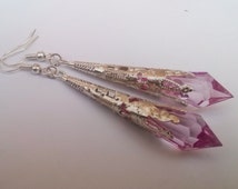 Baby Tears Silver Earring 8x18mm E3231
