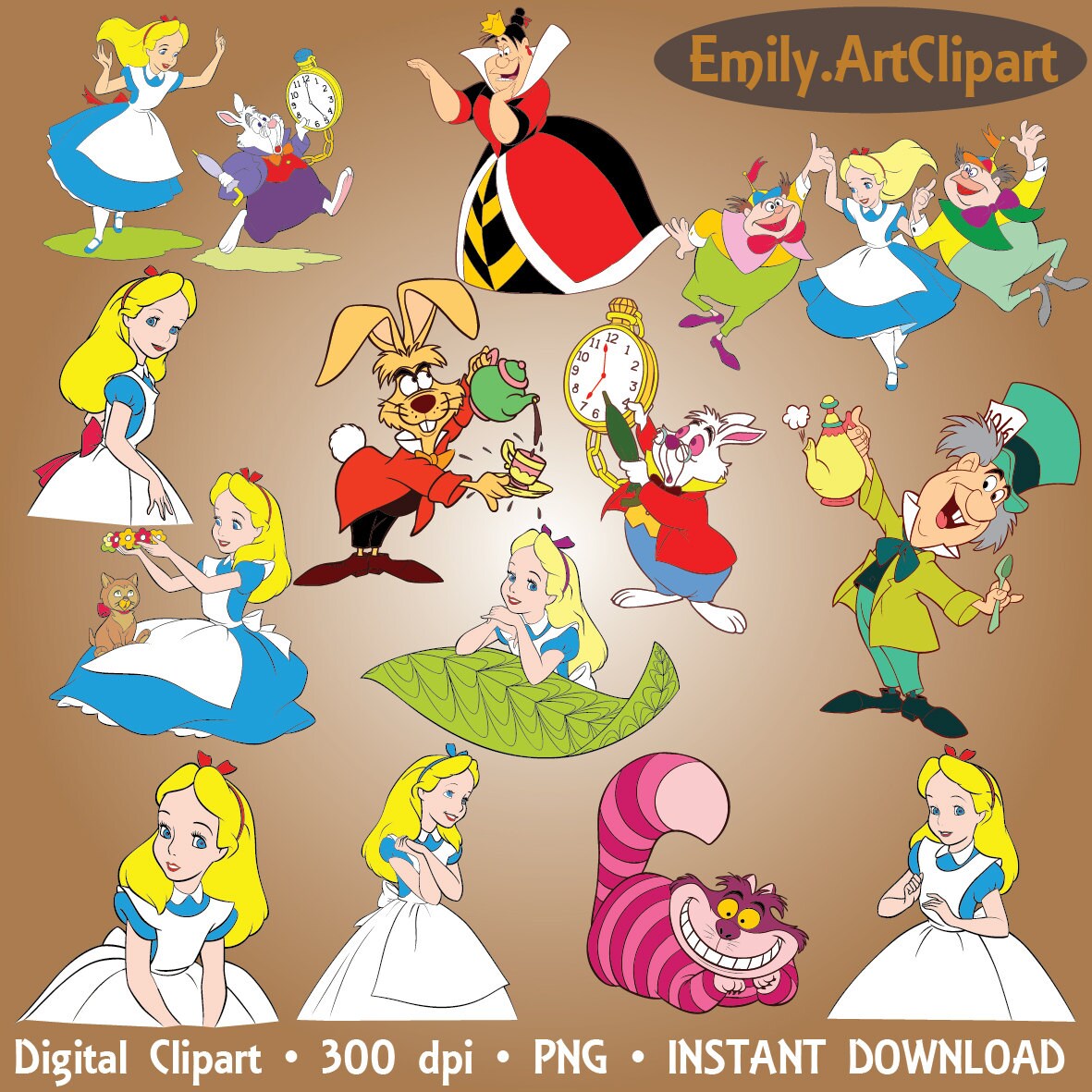 alice in wonderland disney clipart - photo #39