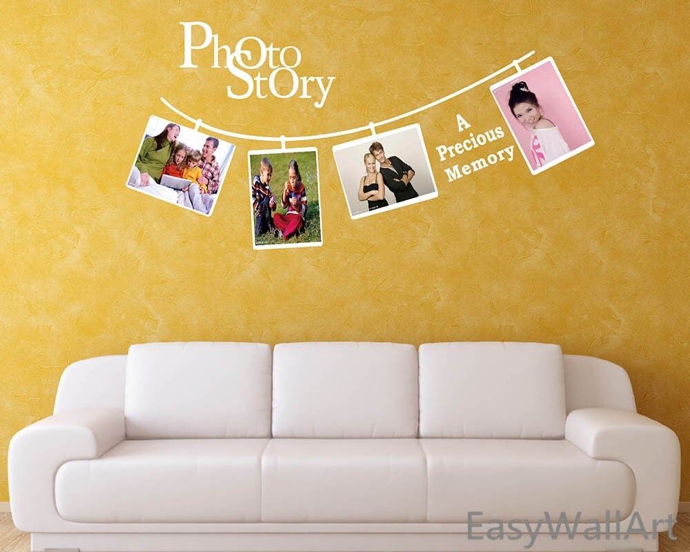 Photo Frames Wall Decal Photo Frames Decal Sticker by EasyWallArt
