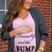 beauty and the bump t shirt