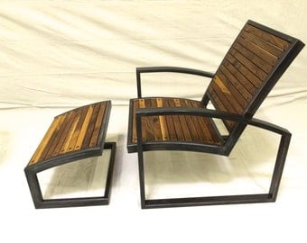 Modern Steel Lounge Chair