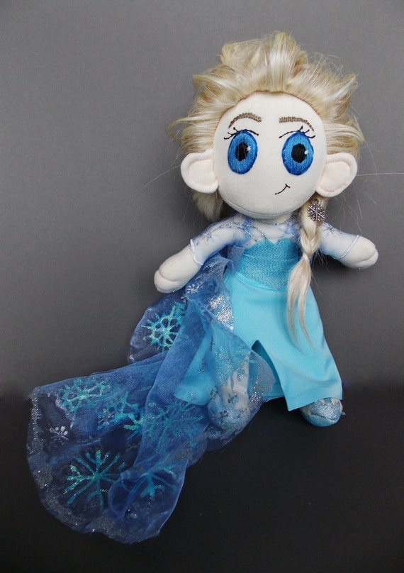 large plush elsa doll