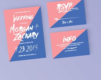 80s wedding invite | Etsy