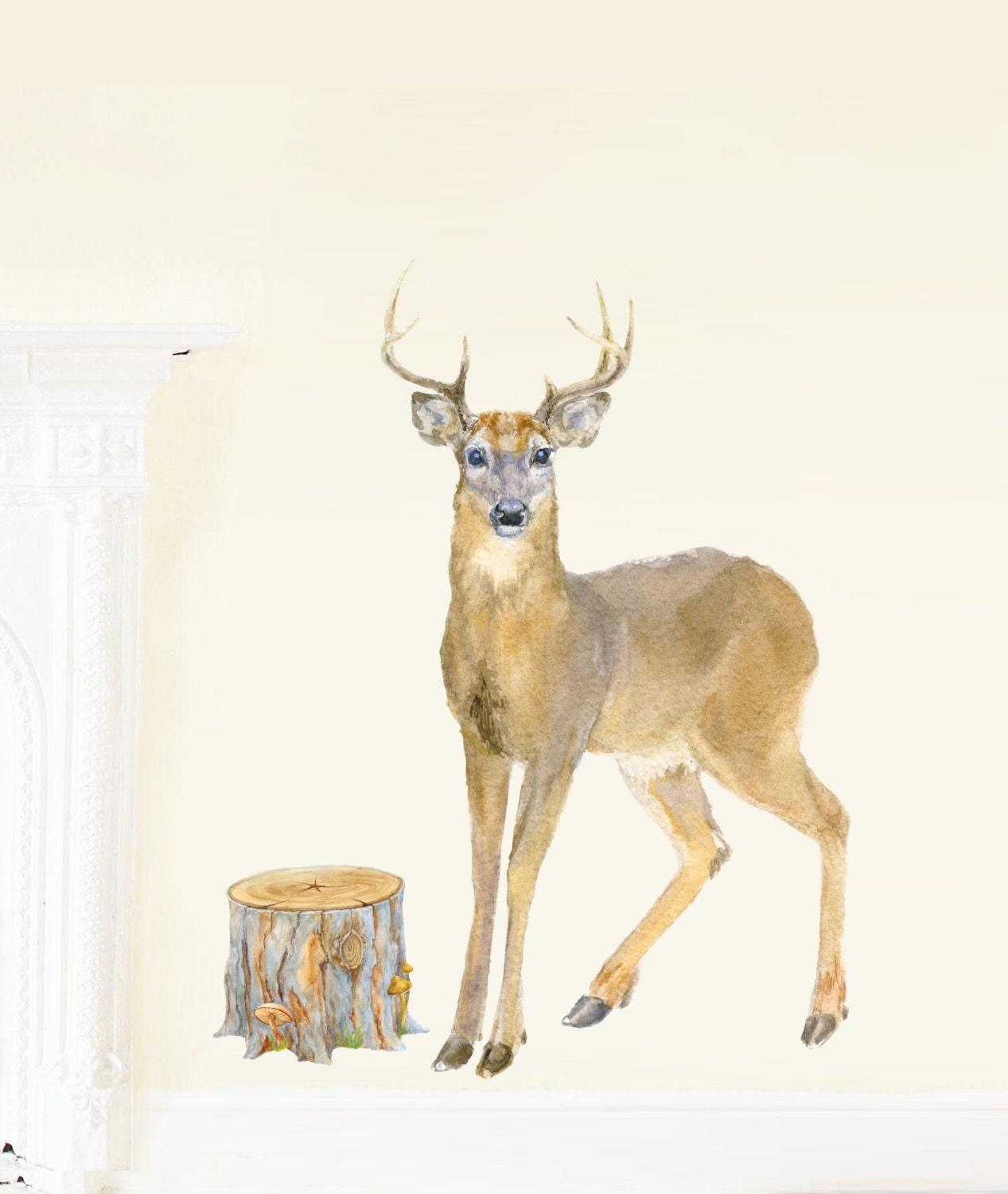 Nursery Deer Decor Woodland Nursery Stag Wall Decor Deer